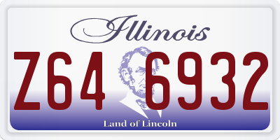 IL license plate Z646932