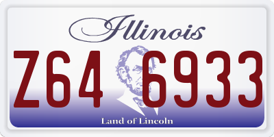IL license plate Z646933