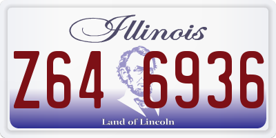 IL license plate Z646936