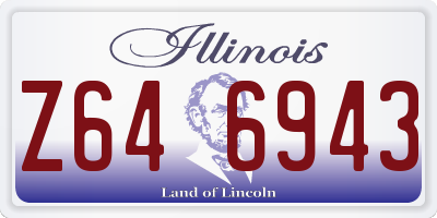 IL license plate Z646943