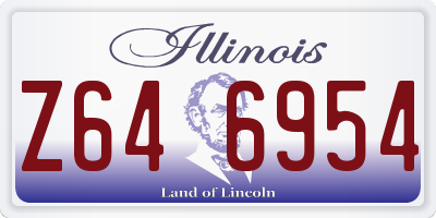 IL license plate Z646954