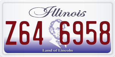 IL license plate Z646958