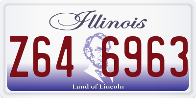 IL license plate Z646963