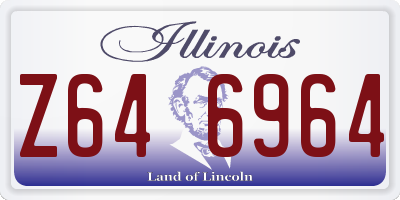 IL license plate Z646964