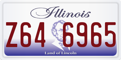IL license plate Z646965