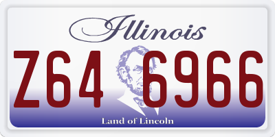 IL license plate Z646966