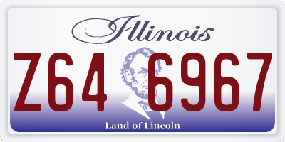 IL license plate Z646967