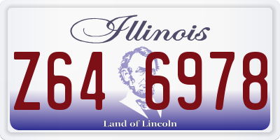 IL license plate Z646978