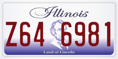 IL license plate Z646981