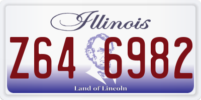 IL license plate Z646982