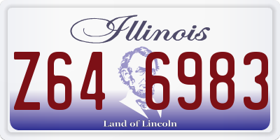 IL license plate Z646983