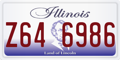 IL license plate Z646986