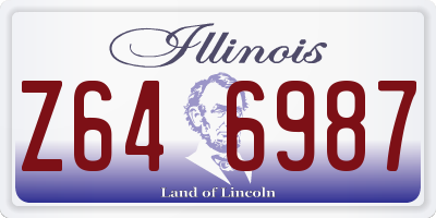 IL license plate Z646987