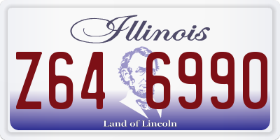 IL license plate Z646990