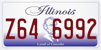 IL license plate Z646992