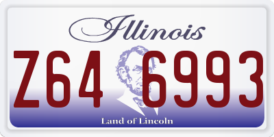 IL license plate Z646993