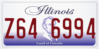IL license plate Z646994