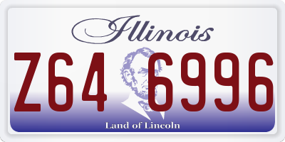 IL license plate Z646996