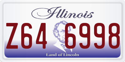 IL license plate Z646998