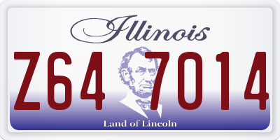 IL license plate Z647014
