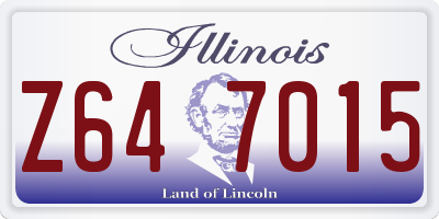 IL license plate Z647015