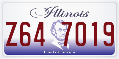 IL license plate Z647019