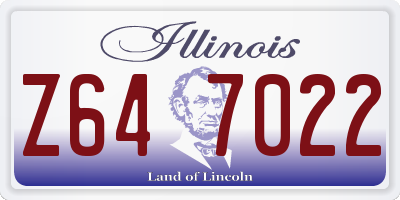 IL license plate Z647022