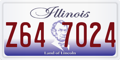 IL license plate Z647024