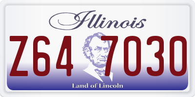 IL license plate Z647030
