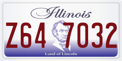 IL license plate Z647032