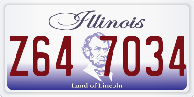 IL license plate Z647034