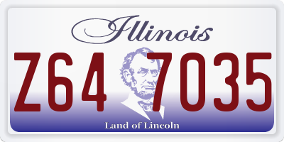 IL license plate Z647035