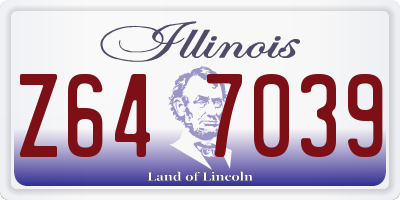 IL license plate Z647039