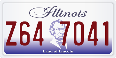 IL license plate Z647041