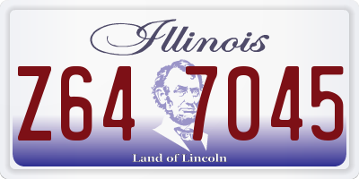 IL license plate Z647045