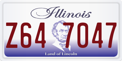 IL license plate Z647047