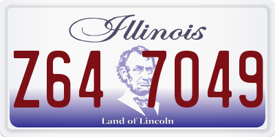 IL license plate Z647049