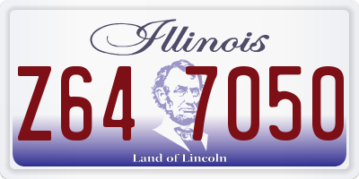 IL license plate Z647050