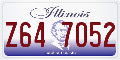 IL license plate Z647052