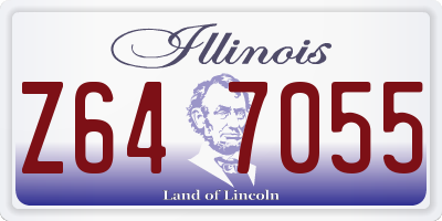 IL license plate Z647055