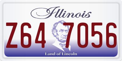 IL license plate Z647056
