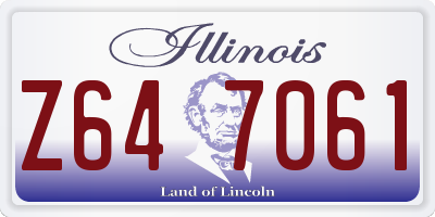 IL license plate Z647061