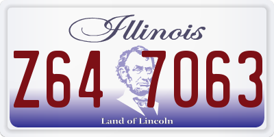 IL license plate Z647063