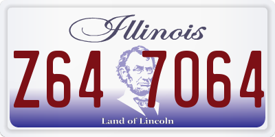 IL license plate Z647064
