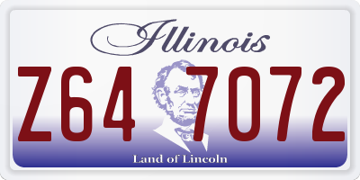 IL license plate Z647072