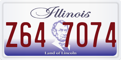 IL license plate Z647074