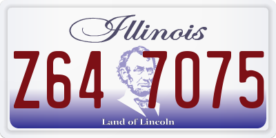 IL license plate Z647075
