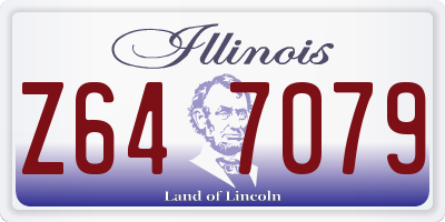 IL license plate Z647079