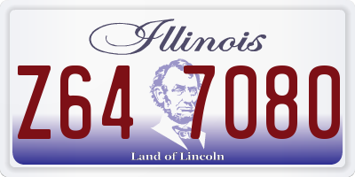 IL license plate Z647080