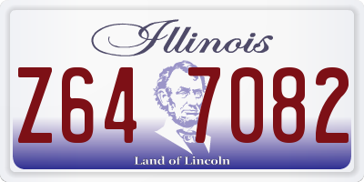 IL license plate Z647082